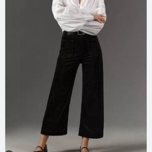 The Colette Cropped Wide Leg Corduroy by Maeve — Anthropologie